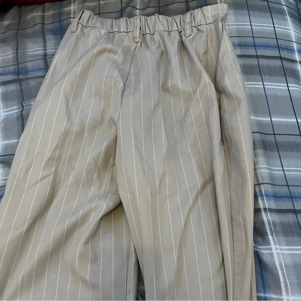 Striped flow pants